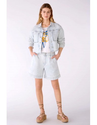 Short en denim rembourrage situé sous