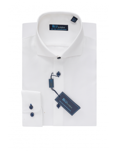 Chemise infroissable avec boutons contrastants 50-70% off 