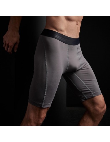 Cool Touch Sport Long Boxer - Raccoon Grey Paris Déstockage Promo