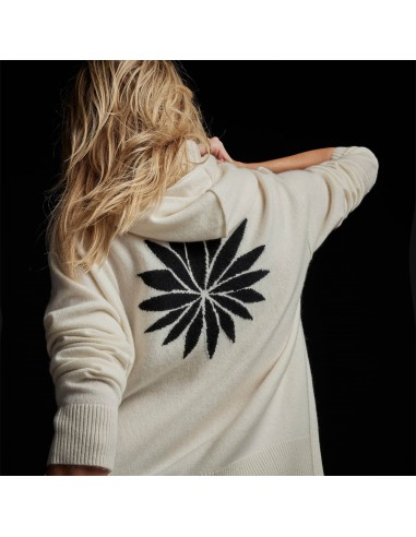 Agave Graphic Hoodie - Ivory/Black livraison gratuite