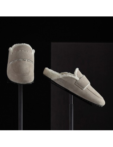 Women's Suede Shearling Loafer - Earth/Ivory ou a consommer sur place