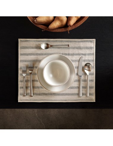 Stripe Placemat - Natural Stripe Voir les baskets