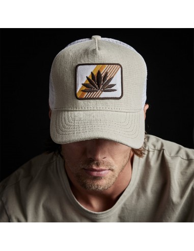 Agave Patch Linen Trucker Hat - Natural ouvre sa boutique