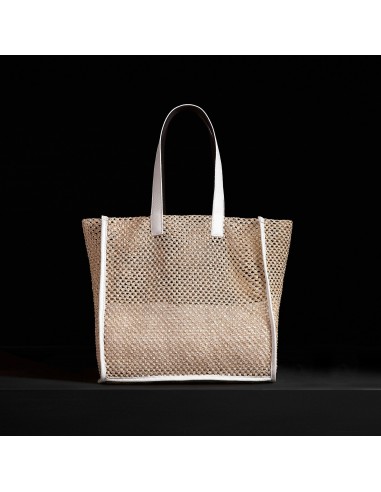 Raffia Tote - Natural pas chere