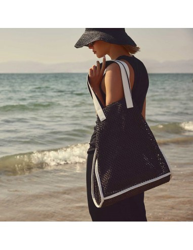 Raffia Tote - Black Sea Le MVP de beaucoup