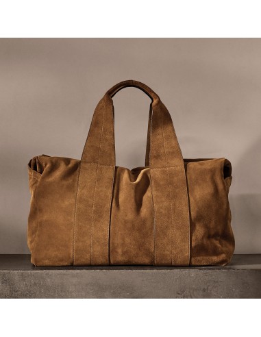 Suede Montecito Weekend Bag - Tabacco 2 - 3 jours ouvrés.