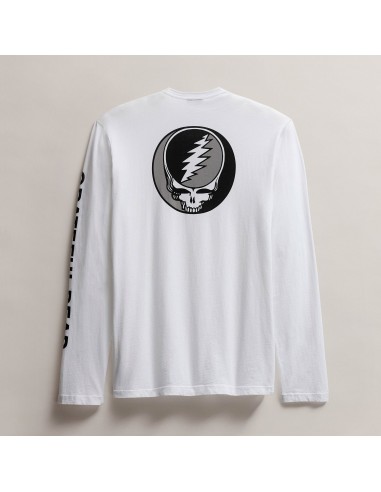 Men's Grateful Dead Long Sleeve - White/Black de l' environnement