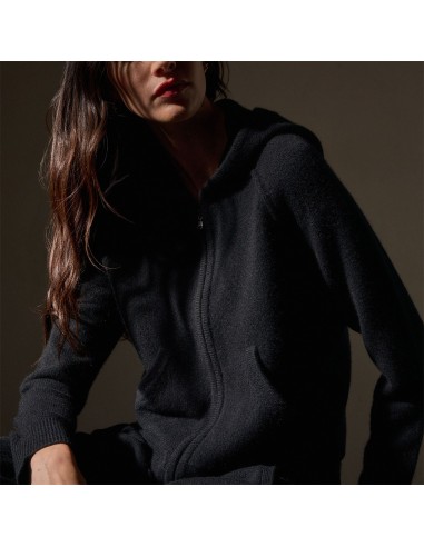 Recycled Cashmere Track Jacket - Black prix pour 