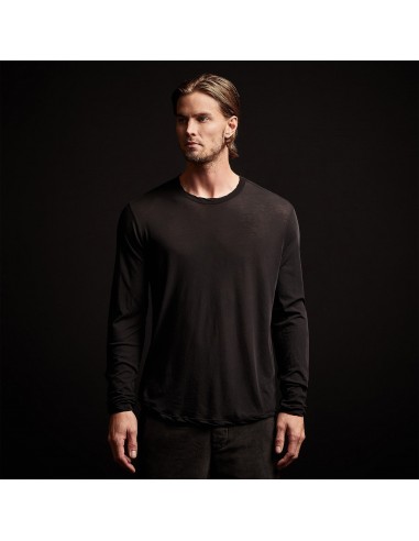 L/S Crew Neck Tee - Black le concept de la Pate a emporter 