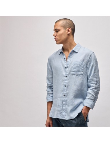 Lightweight Linen Shirt - Open Sky Pigment l'évolution des habitudes 