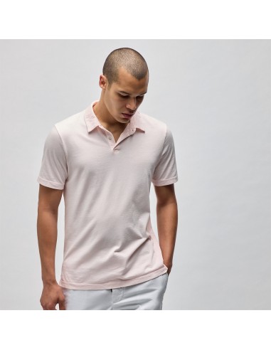 Sueded Jersey Polo - Zephyr Pigment online