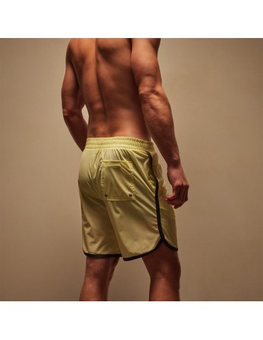 Curved Hem Boardshort - Neon/Carbon la colonne vertébrale