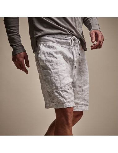 Utility Linen Short - White s'inspire de l'anatomie humaine