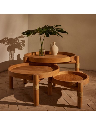 Punta Mita Tables - Teak basket pas cher