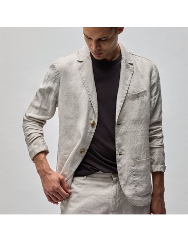 Linen Blazer - Salt Pigment le des métaux précieux