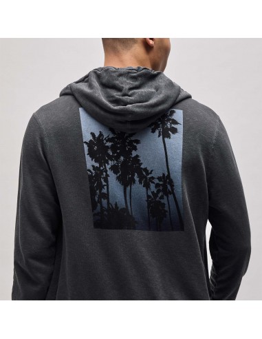 Ombrè Palms Graphic Hoodie - Carbon Pigment/Blue Profitez des Offres !