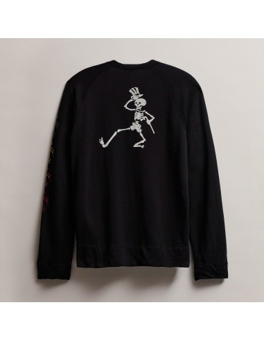 Men's Grateful Dead Dancing Skeleton Sweatshirt - Black Amélioration de cerveau avec