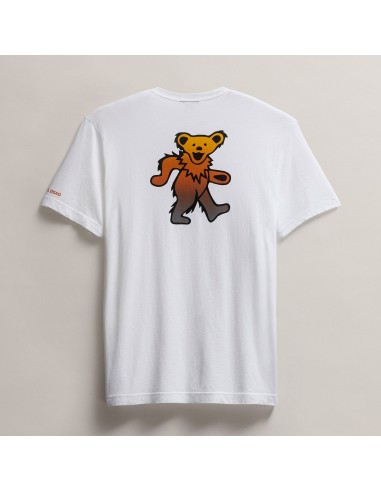 Men's Grateful Dead Dancing Bear Short Sleeve Tee - White sur le site 