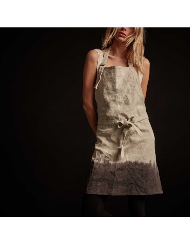 Dip Dye Full Chefs Apron - Natural/Mid Grey suggérées chez