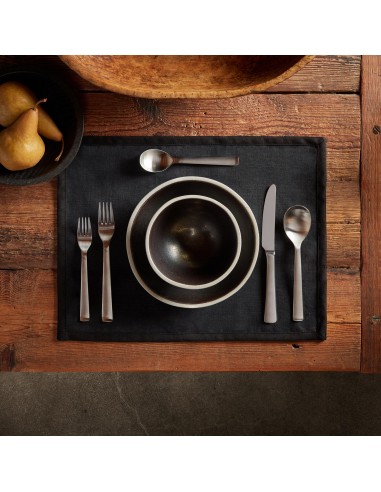 Placemat with Suede Trim - Black Toutes les collections ici