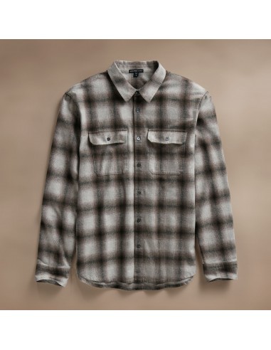 Plaid Flannel Shirt - Beige Plaid Toutes les collections ici