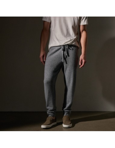 Recycled Cashmere Track Pant with Pockets - Heather Grey pas cher chine