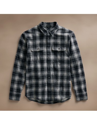 Plaid Flannel Shirt - Black/White Comment ça marche