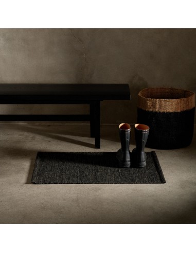 Solid Entry Mat - Black Melange en stock