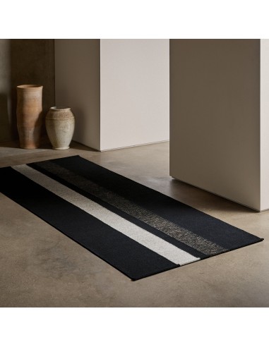 Double Stripe Runner - Black/Black Marle/Pearl Grey la colonne vertébrale