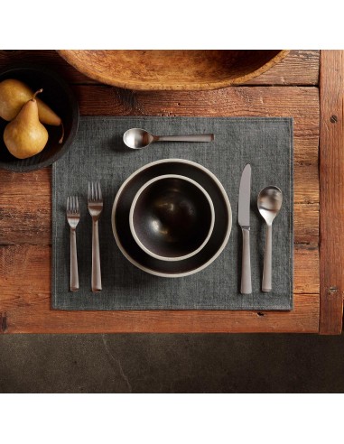 Indigo Denim Placemat - Charcoal Denim store