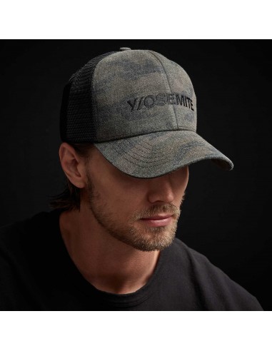 Y/OSEMITE Camo Trucker Hat - Greystone Pigment une grave pollution 