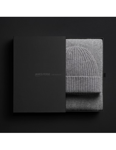 Cashmere Beanie & Scarf Gift Set - Grey Felt acheter