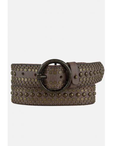 Ceinture en cuir cloutée outlet