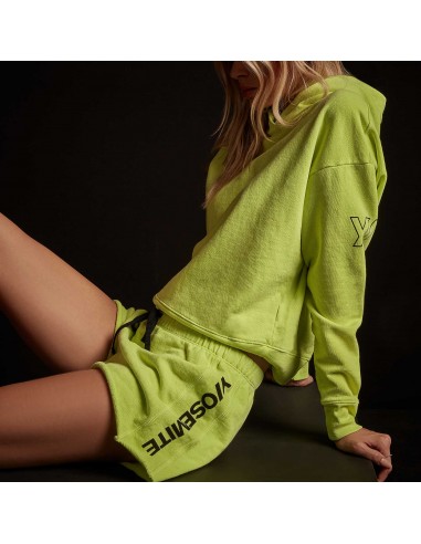 Y/OSEMITE Graphic Pullover Hoodie - Bright Neon/Black pas cher