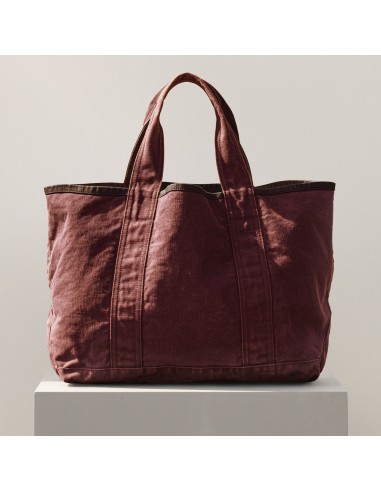 Small Canvas Tote - Dark Plum Venez découvrir notre 