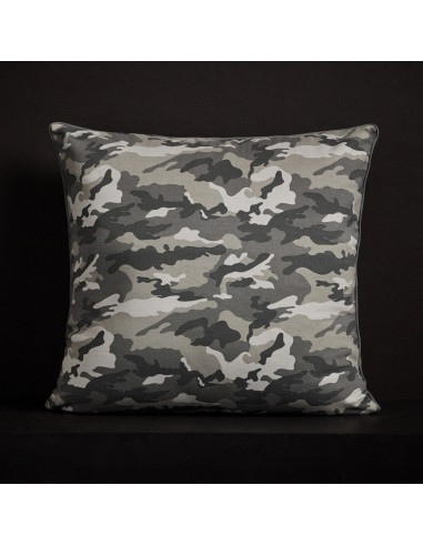 Camo Throw Pillow With Piping - Arctic Camo outlet