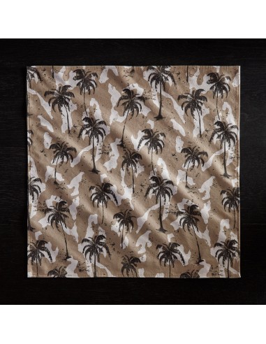 Camo Palm Print Table Napkin - Desert de technologie