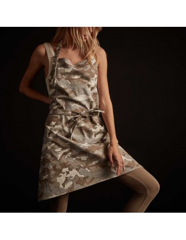 Heavy Jersey Camo Chef's Apron - Desert Camo des créatures d'habitude