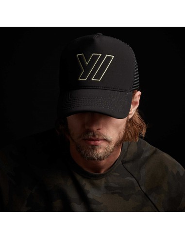 Y/ Outline Embroidery Hat - Black pas cheres